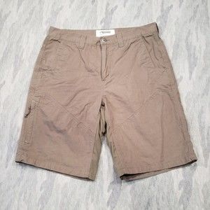 Mountain Khakis Shorts Mens 33x10 Brown Classic Fit Outdoors Hiking Outdoors